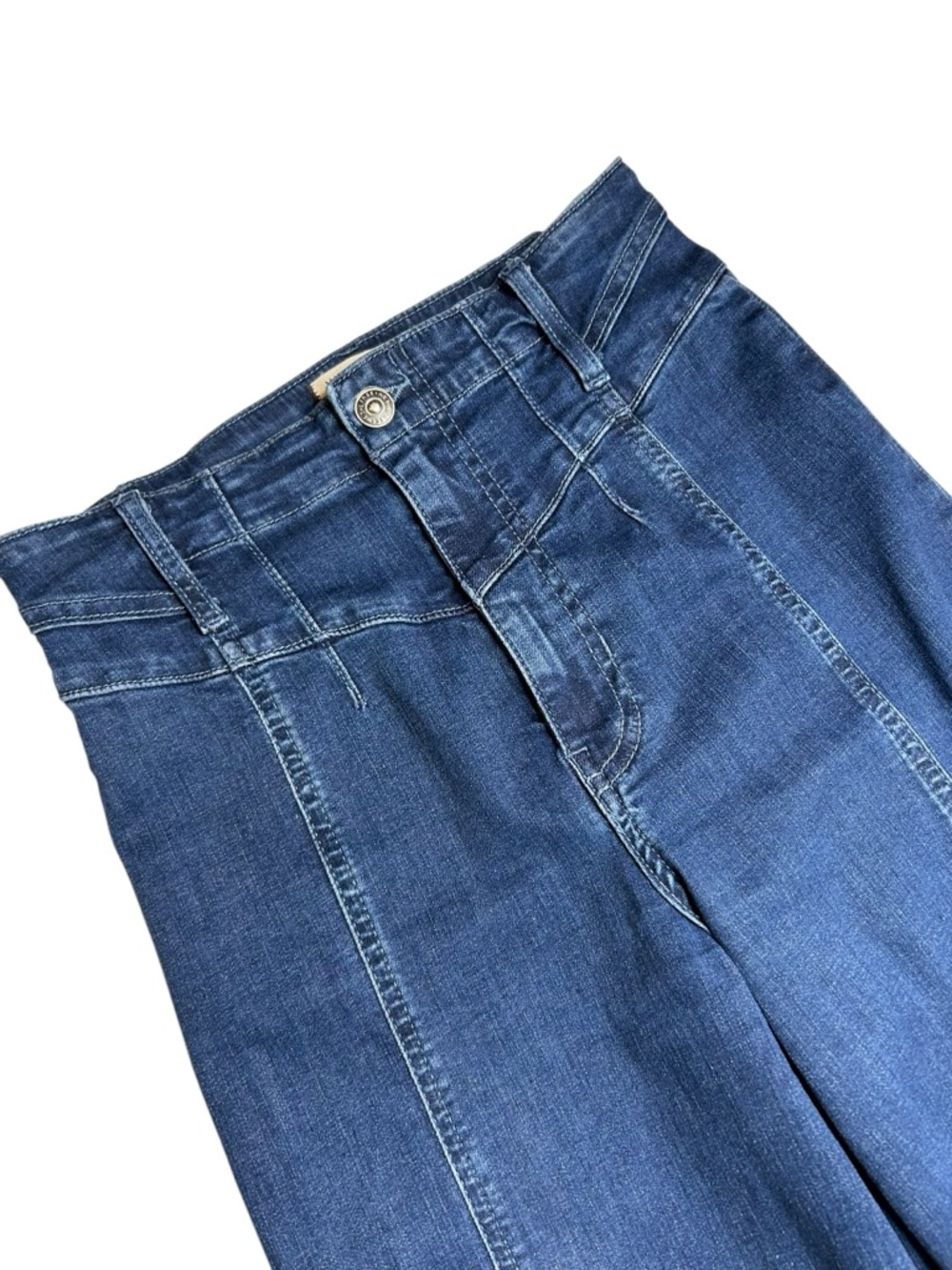 Free People We The Free Libre Wide Leg Jeans Dark Wash High Rise Sz 27 - Picture 2 of 13